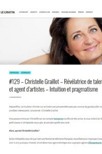 Christelle Graillot Press Le Gratin 2021